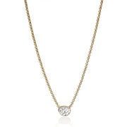 JOHN HARDY 14K Yellow Gold Lovestruck Lab Grown DIamond Necklace-0.75ctrtw